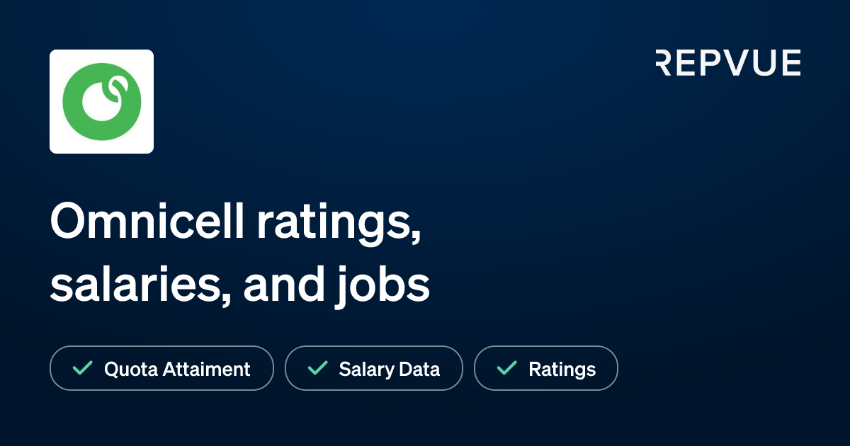 Omnicell Ratings, Salaries, and Sales Jobs RepVue